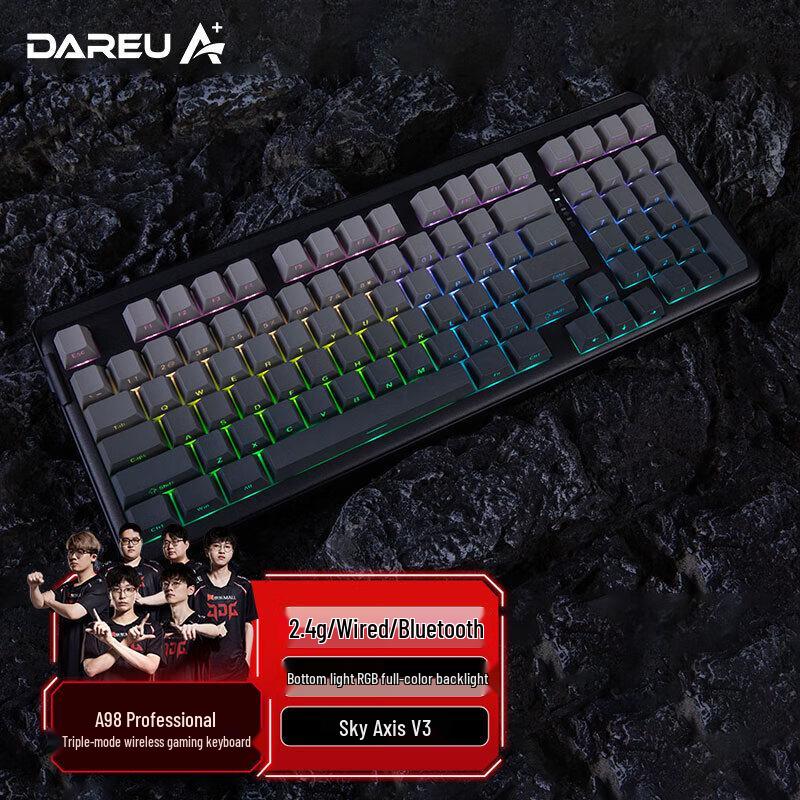

Dareu A98 Pro Black Myth Wukong Tri-Mode Mechanical Keyboard