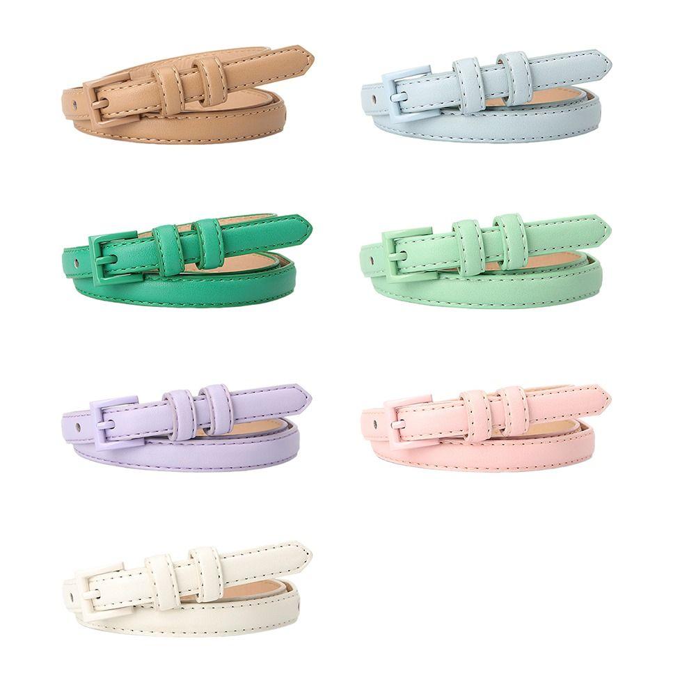 Simple Thin Pants Belt Dopamine Jeans Belt New Women Belt