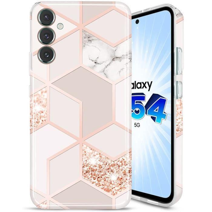 Coque de protection - BOOLING - pour Samsung Galaxy A54 5G - Ultra Slim - Rose - Semi-rigide