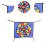 Kids Trampoline Dart Board with Sticky Balls Accessories Play Interactive Toys Toss Game Dartboard