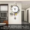 Modern Large Wall Clocks Silent Luxury Aesthetic Unique Clock Wall Art Elegant Stylish Clocks Living Room Watches Decoration