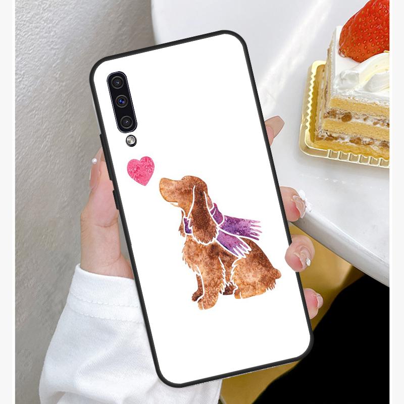 Housse Coque Chien Épagneul Cocker Anglais Pour Samsung A22 A12 A32 A42 A52 A72 A51 A71 A50 A70 A20e A21S A20S A52S Fundas