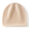 100% Pure Cashmere Knit Beanie Hat Kids Winter Warm Unisex Soft Simple Style