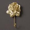 Decorative Rose Themed Heart Hook Craft Of Resin And Iron For Practical Home Use