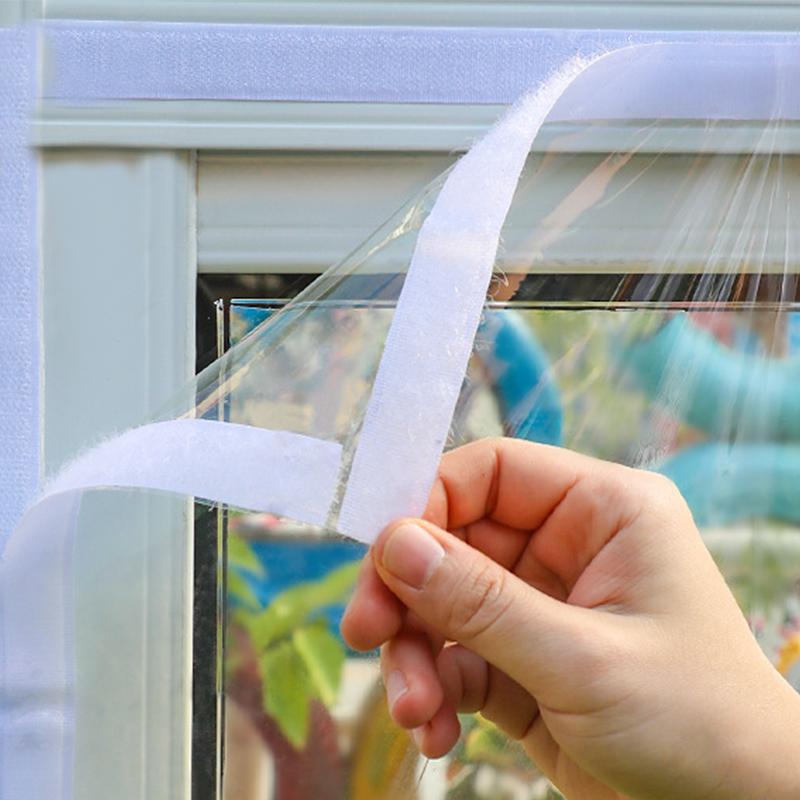 1pc Transparent Window Insulation Film Winter Warmth Thickening Cold Wind Blocking Window Film Adjustable Durable Insulation Kit