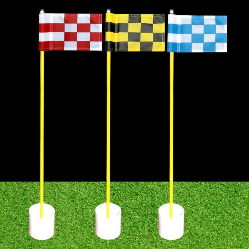Training Aids Putting Green Flags Outdoor Sign Hole Pole Cup Flags Golf Course Flags  Backyard