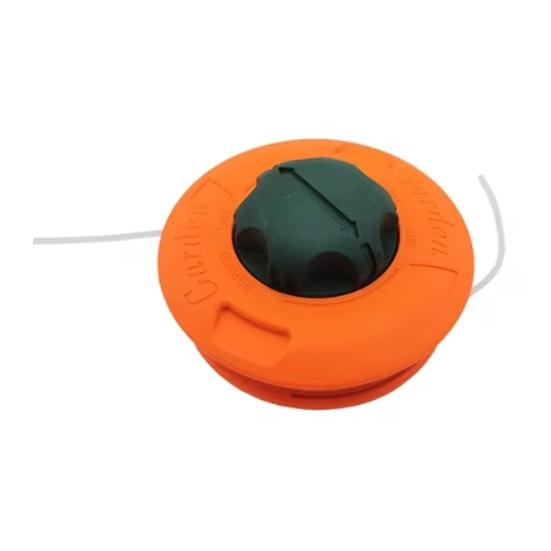 

Двойная триммерная головка Алюминиевый сплав Головка для триммера Универсальная сменная триммерная головка для большинства бензиновых триммеров plastic оранжевый