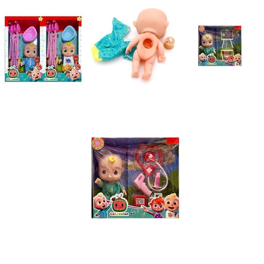 Adorabilă Păpușă de Pluș Cocomelon Baby Jj cu Cutie Muzicală pentru Joacă Interactivă Distractivă