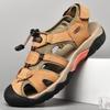 Men's Cross-Border Large Leather Outdoor River Sandals
