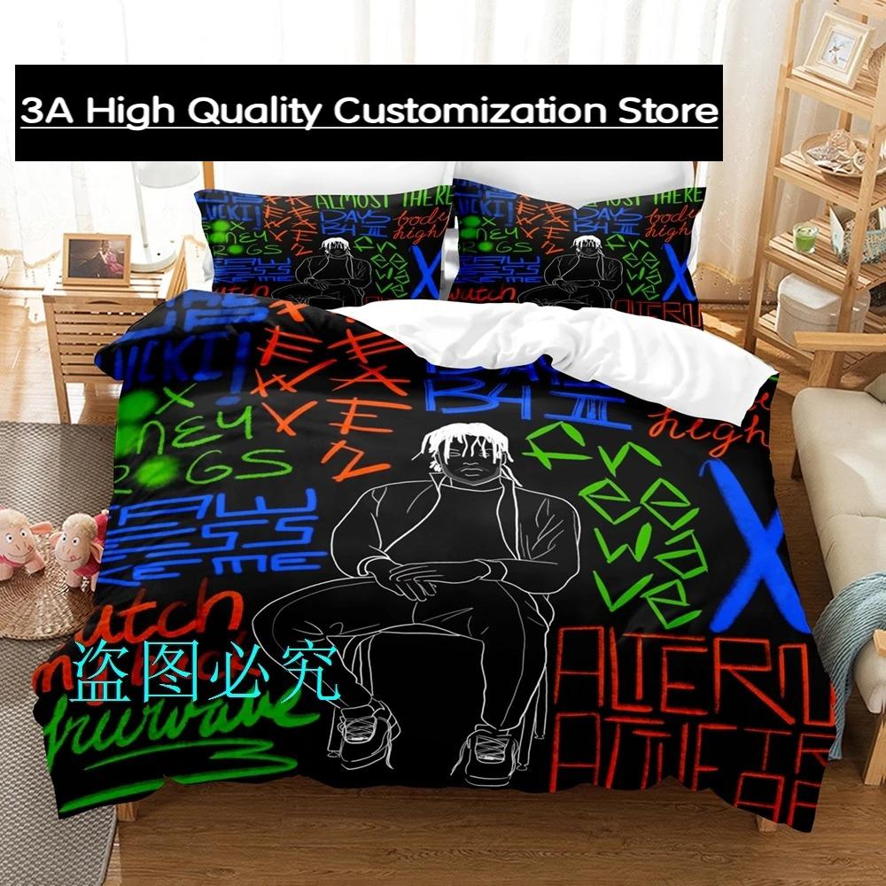 Lucki Bettwäsche-Set Einzelbett Twin Full Queen King Size Bettwäsche-Set Schlafzimmer für Erwachsene Jungen Bettbezug-Sets 3D-Druck Bettlaken-Set Lucki Cxg