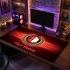 Tappetino per Mouse Grande Personalizzato Feyenoord, Stampa Testo Nome Personalizzato, Tappetino da Scrivania Antiscivolo con Logo Calcio, Regalo per Gamer
