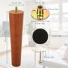 Furniture Legs Wood Sofa Legs Couch Legs Wooden Furniture Feet Replacement Feet for for Cabinet, Chair