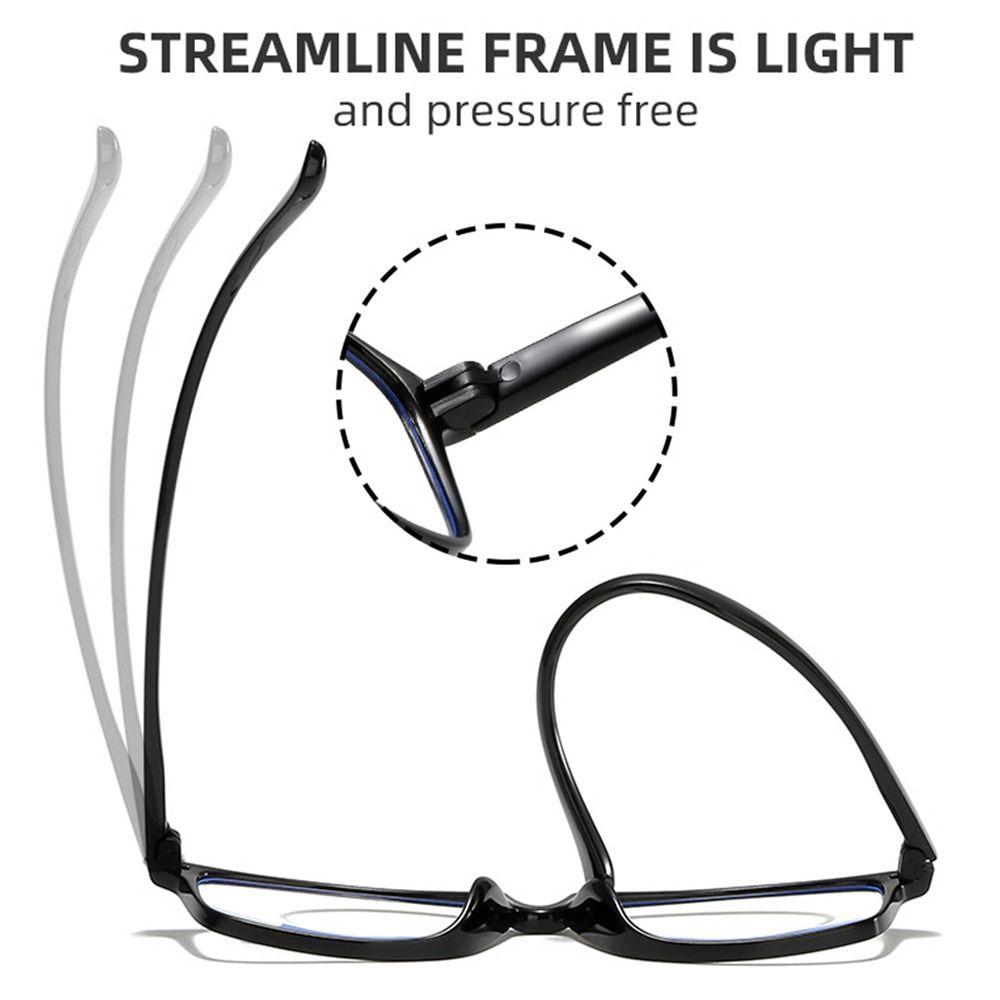 Ultra-Light Anti-Blue Reading Glasses TR90 Anti-Blue Light Presbyopia Glasses Hyperopia Glasses Reader +1.0 1.5 2.0 2.5 3.5 +4.0