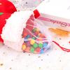 1Pcs Red Candy Boots Christmas Storage Box Christmas Candy Bag Christmas Gift Bag