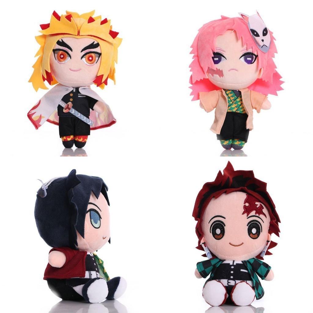 Adorables Poupées en Peluche Demon Slayer Kimetsu No Yaiba Pour les Amateurs d'Anime et les Enfants