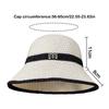 Breathable Bucket Hat Letter Decor Beach Cap Wide Brim Fisherman's Hat  Women Girls