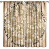 Tenda Retro Finestre William Morris con Motivo Botanico, Tenda Oscurante William Morris Arte Floreale 2 Pannelli