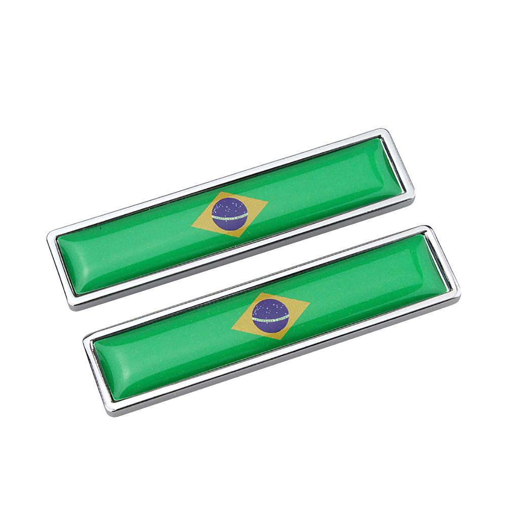 

Флаг Эмблема DIY Металлическая Автомобильная Наклейка Стайлинг Автомобиля - Бразилия