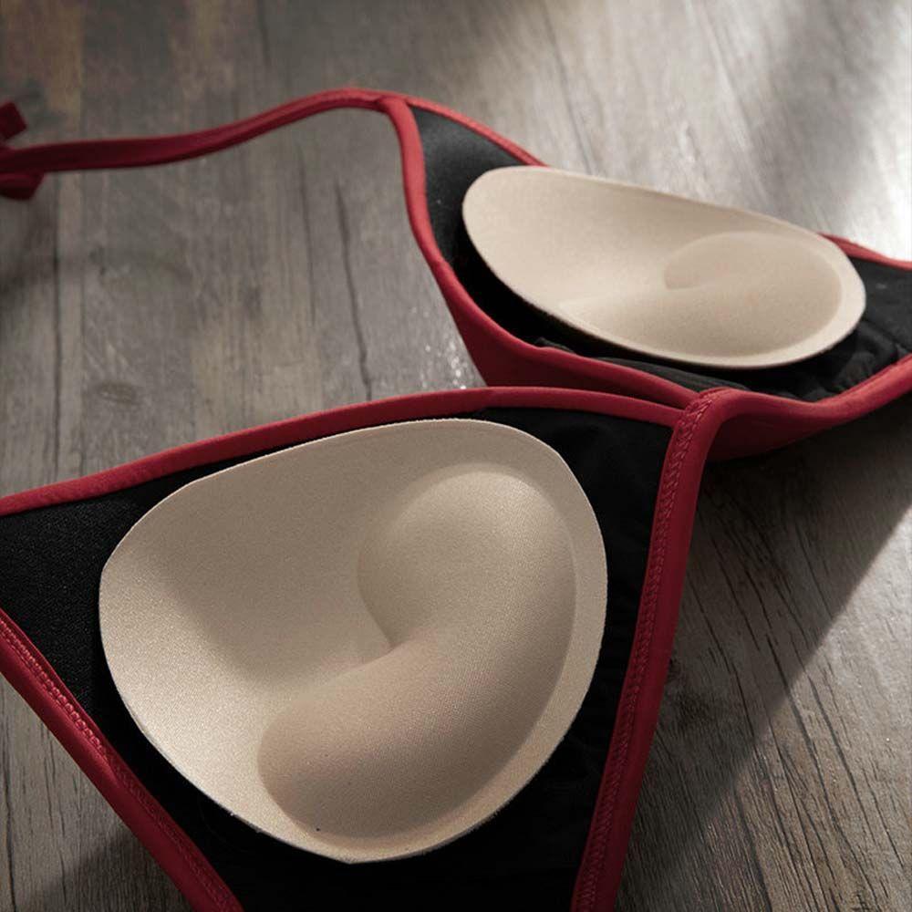 Heart Enhancer Inserts Cups Sponge Pad Women Chest Cups Inserts Chest Breast Bra Thicker Chest Pads