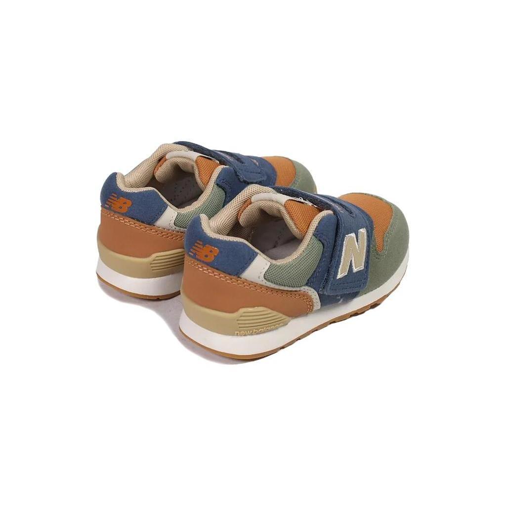 New Balance NB 996 V3 Cushioning Abrasion Resistant Low Top Running Shoes Green Brown Blue Infant And Toddler IZ996ON3