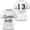 Camiseta 3D Junior Jewels Concierto Eras Estampado Integral Camiseta Unisex Talla S-5XL