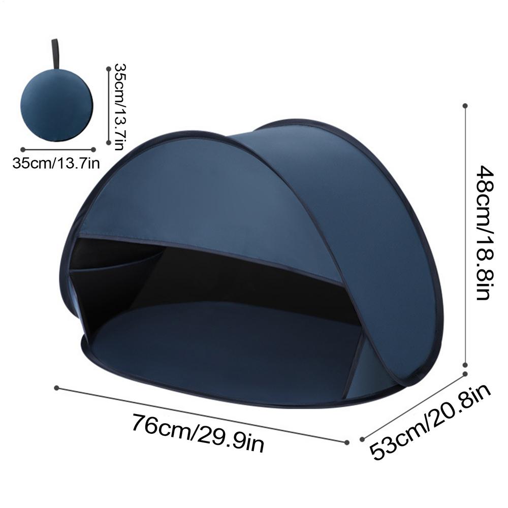 Kopfschattenzelt Sofortiges Strandzelt Kopfschattenschutz Baldachin Gesicht Kopfschattenschutz Zelt Tragbares Atmungsaktives Kleines Zelt