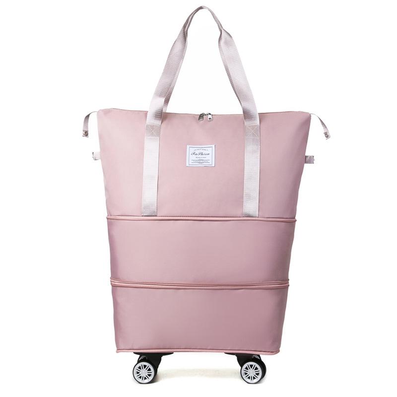 Expandable Travel Luggage: Multi-Function Bag with Wet/Dry Separation for Fitness, Sports, Maternity, and More