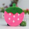 Strawberry Plush Coin Purse Fruit-Shaped Zipper Wallet for Cash & Cards, Cute Girls' Gift Accessory