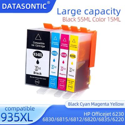 1set Compatible 934 935xl Ink Cartridge with Chip For HP OfficeJet PRO 6230 6830 6815 6812 6820 6835 6220 Printer