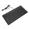 Keyboard Mouse Combo Comfortable Ergonomics Power Saving 78 Keys Round Keycap 4 Mouse Buttons Wired Computer Supplies