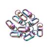 Portachiavi con moschettone a pinza di aragosta girevole: Connettore durevole in lega color-preservante per gioielli e accessori