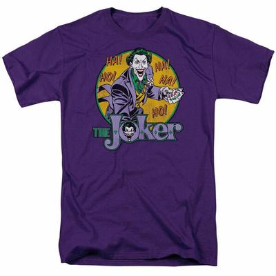 Der Joker Der Joker T-Shirt Herren Lizenziert DC Comics T-Shirt Lila Unisex T-Shirt