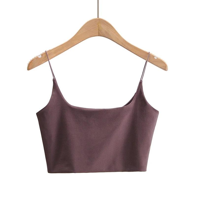 Casual Crop Tops Black Halter Tank Top Women Summer Camis Backless Camisole Fashion Tube Top Female Sleeveless