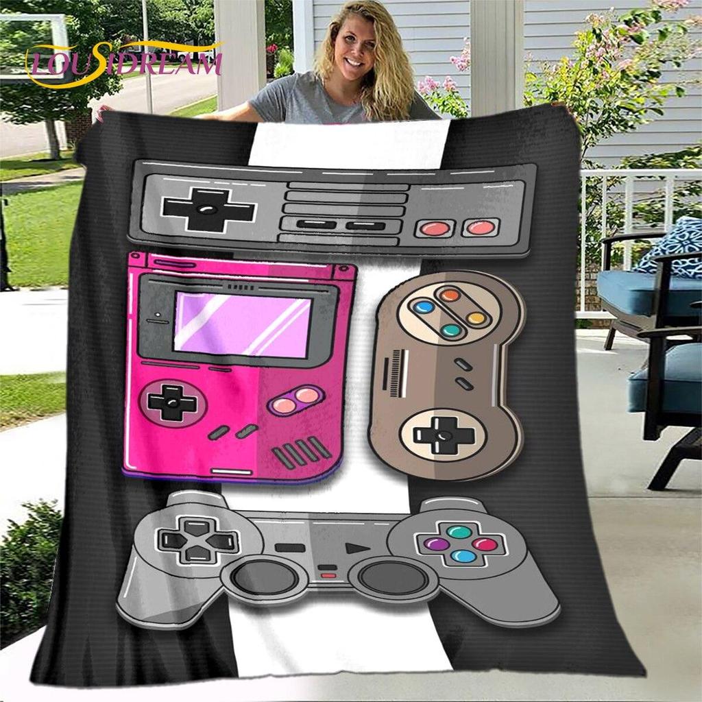 Frohe Weihnachten Neujahr Cartoon-Decke, Flanelldecke, Überwurfdecke, weiche warme Decke für Wohnzimmer, Schlafzimmer, Betten, Sofa, Geschenk