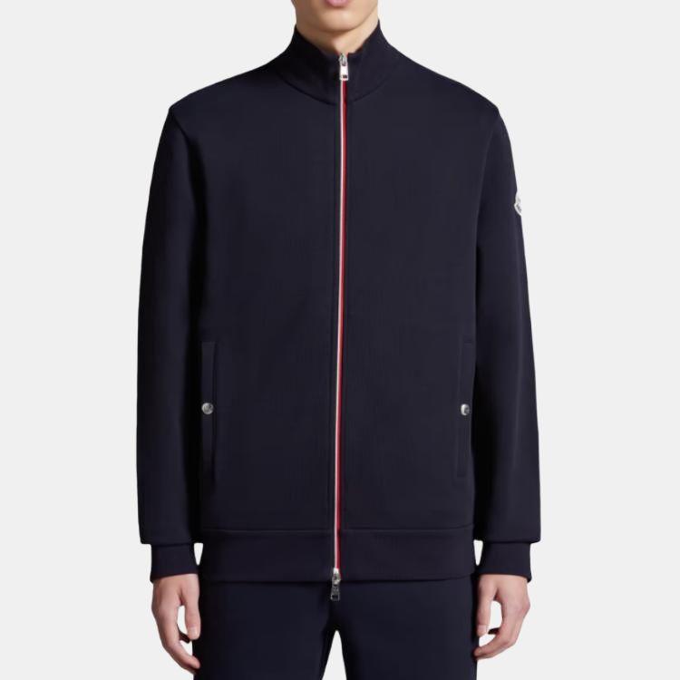 Moncler tricolour-trim cotton sweatshirt K10918G00072809KR778