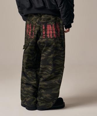 IDWS Oblique Print Pants Dark Multi