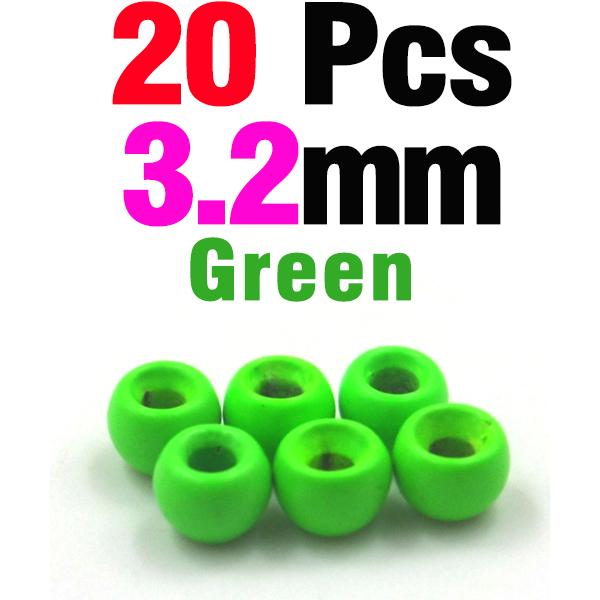 MNFT 20Pcs Brass Fly Tying Bead Beads Fly Fishing Materials Size 2mm 2.4mm 2.8mm 3.2mm 3.4mm 3.8mm