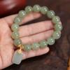 Trendiges Retro Wushi Pai Hetian Jade Perlenarmband für Damen - Stilvolles Geschenk für Mama