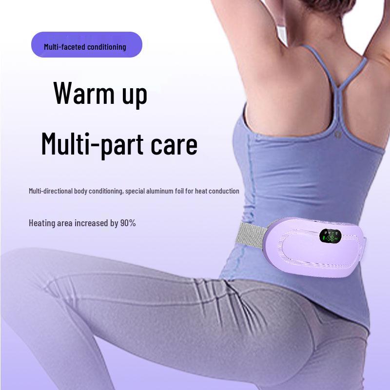 Customizable Electric Heating Waist Belt for Menstrual Pain Relief with Vibration and Hot Compress