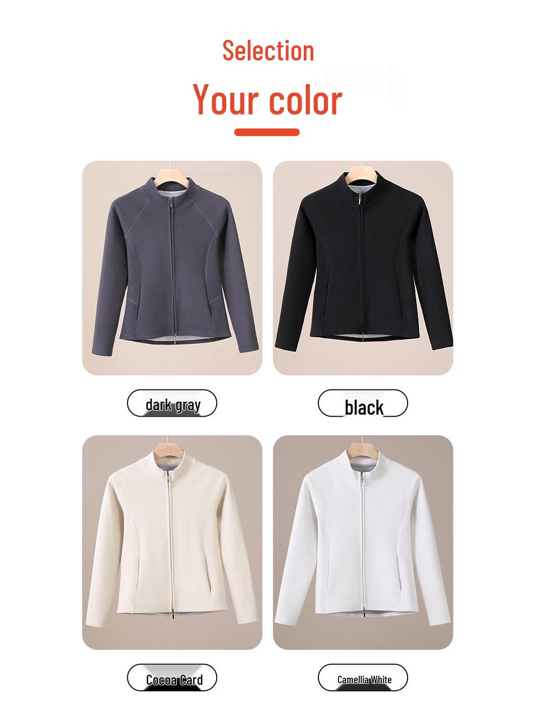 Yulan Весенняя куртка-стойка из графенового кашемира и шелка с теплосберегающим эффектом M (40-50 kg)