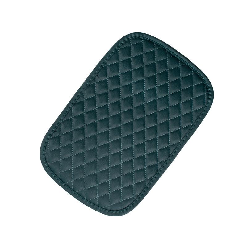 Car Leather Armrest Pad Universal Personality Fashionable Comfortable and Non-slip Armrest Box Mat Automotive Interior Supplies