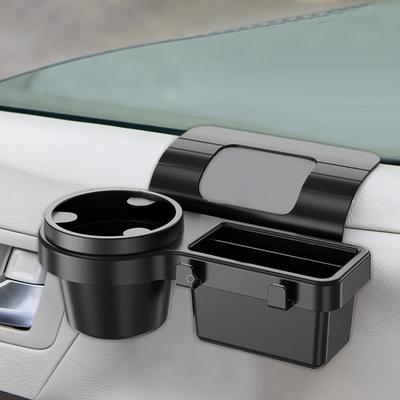 Car Door Storage Box with Cup Holder Auto Side Door Pocket Organizer Car Window Storage Barrel Pocket Hanging Storage Rack