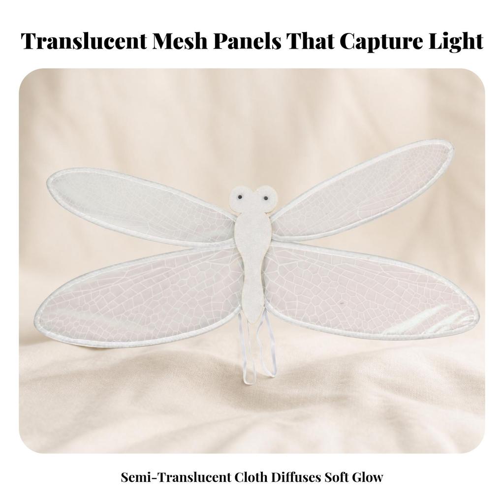 Easy To Wear Dragonfly Wing Costume Prop Translucent