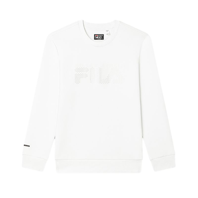 FILA Sweatshirt Men s Jade White F11M443205F-WT L
