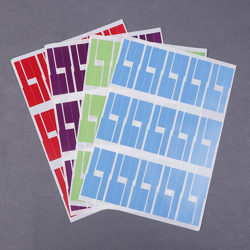 8 Pcs Cable Labels Tags For Cable Management Colorful Waterproof Cord Tags For Wire Labels Self Adhesive Tear Resistant