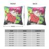 Anime Ranma Quadratischer Kissenbezug Kissenbezug Kissen Reißverschluss Dekorativ Komfort Wurfkissen für Zuhause Sofa