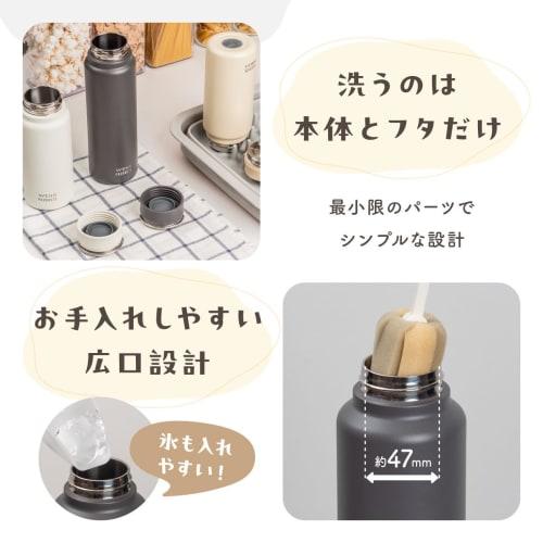 Atlas 1000ml Water Bottle, Vacuum Insulated, Stainless Steel, Integrated Gasket, Seamless Screw-On Design, Handle, Direct Drinking, Easy to Clean, Out