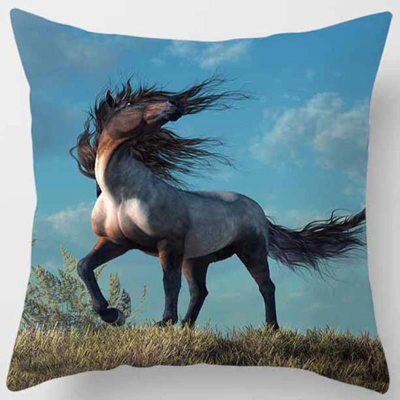 45X45CM Animal Series Tiger Pillow Gift Home Office Decoration Pillow Bedroom Sofa Car Cushion CoverPillow Case