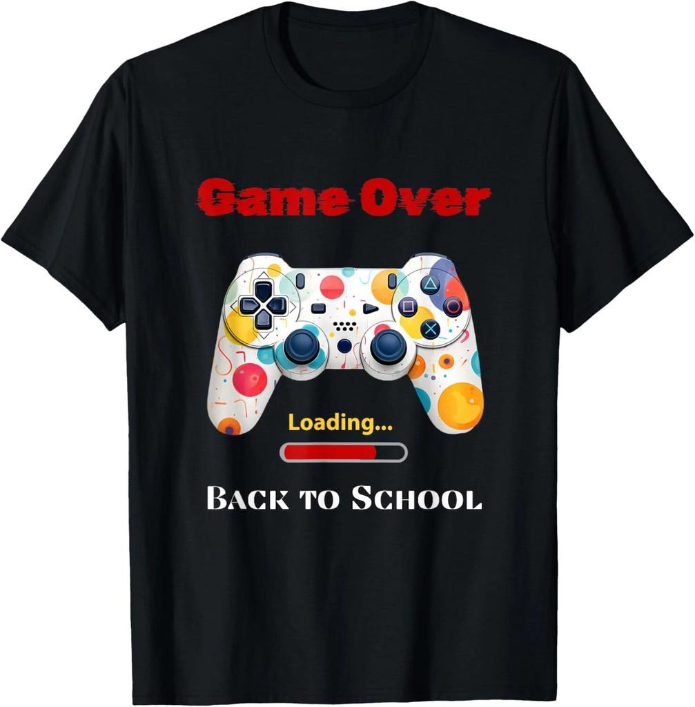 Game Over Loading - Funny Back to School for Gamers Tee Gift Unisex T-Shirt