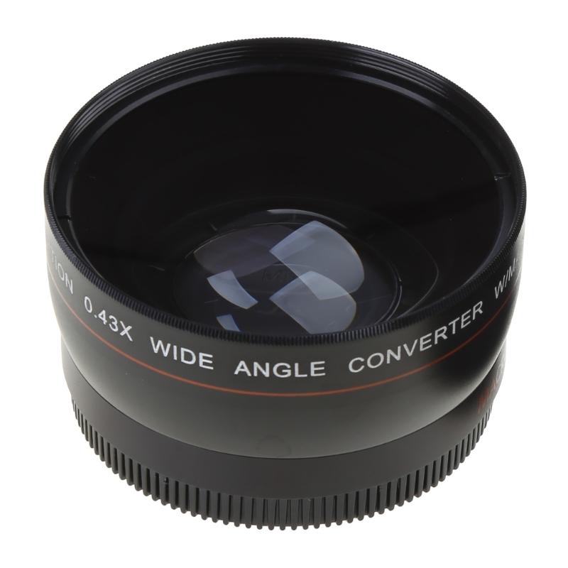 High Definition Wide-angle Macro Lens 55mm 0.45X Multi-layer Coated Wide Angle Lens with Macro Portion for Camera